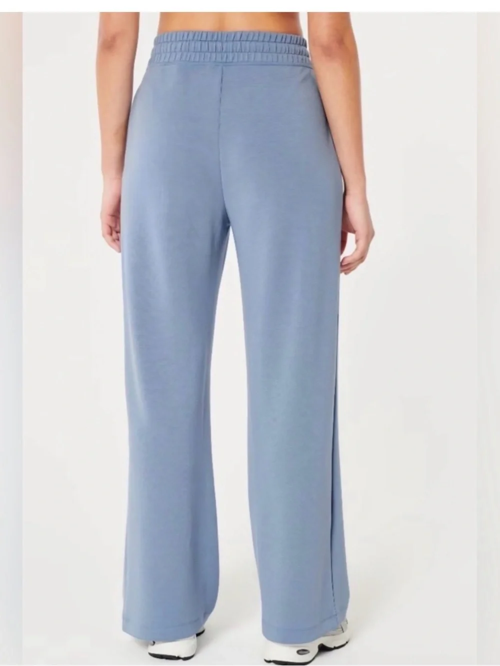 Gilly Hicks by Hollister Active Cool Down Wide-Leg Pants in Dusty Blue